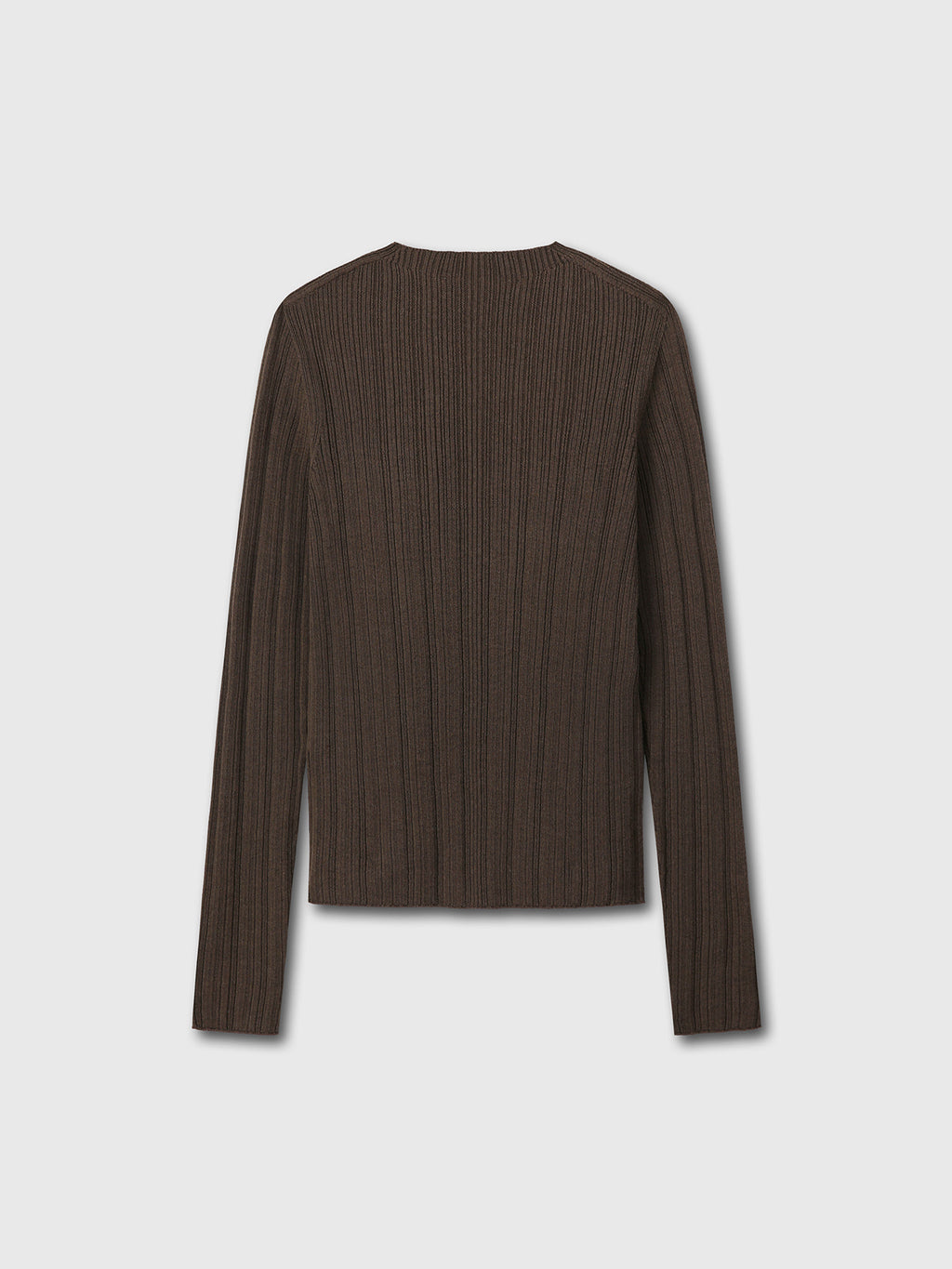 Tonywack - Wool Slim-Fit High-Neck Top (Brown) product image 8 | TRAB K-Fashion Australia