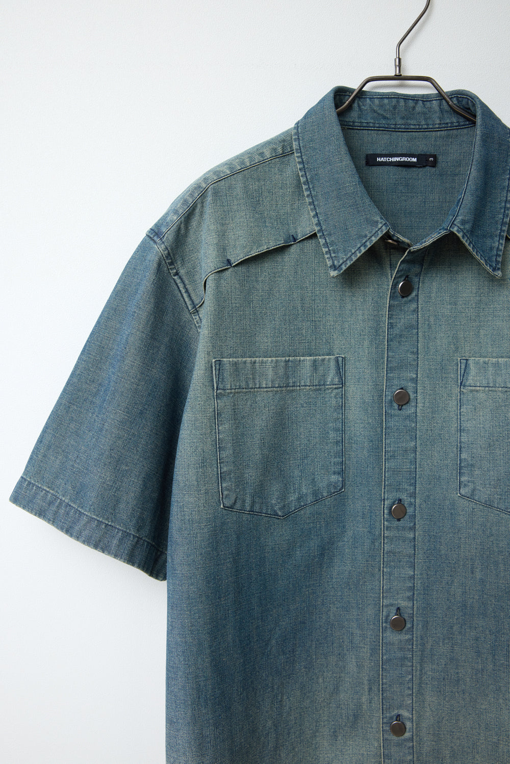 Hatchingroom - Vented Shirt Chambray (Blue) product image 5 | TRAB K-Fashion Australia