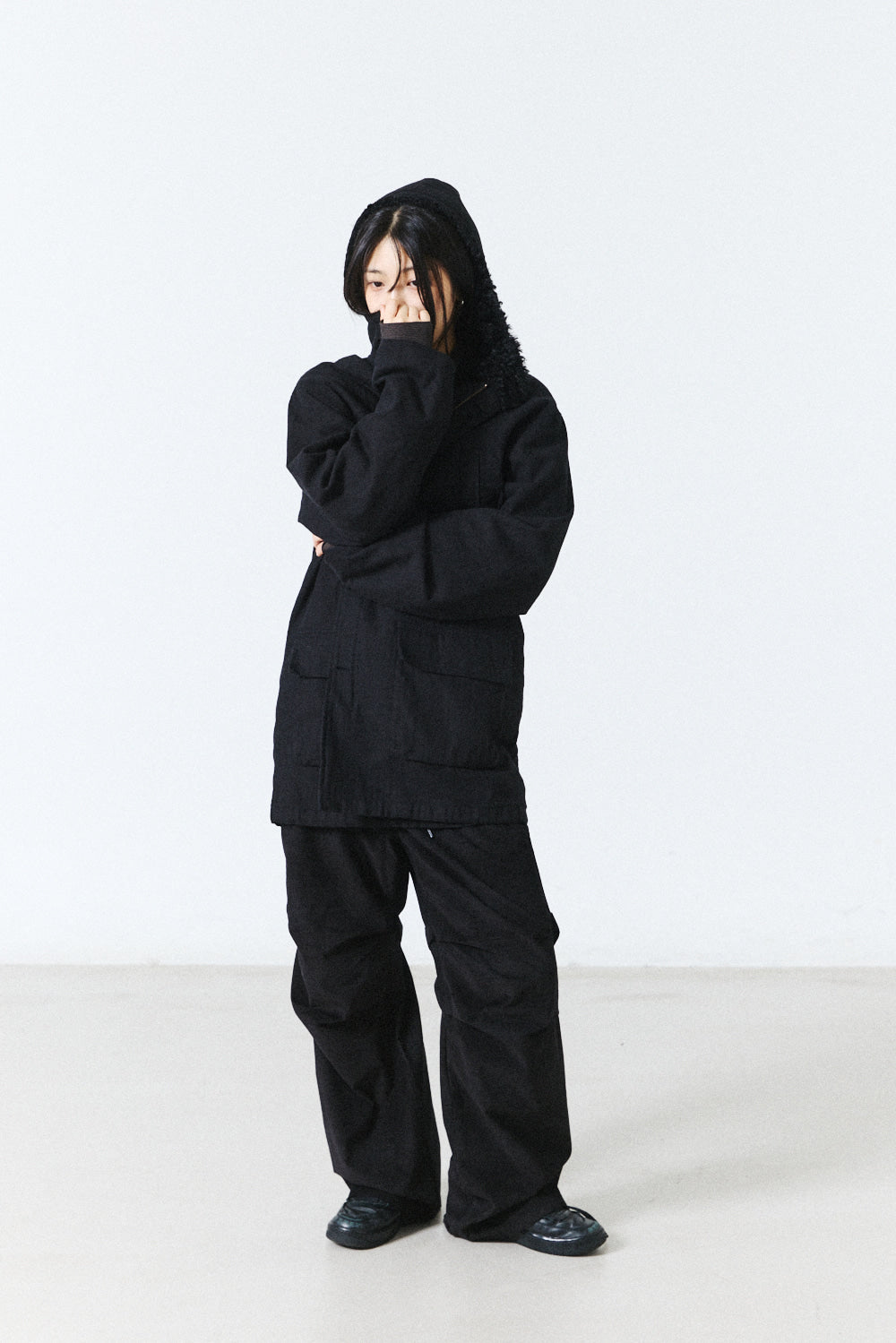 Hatchingroom - Hooded Mil Parka (Black) product image 16 | TRAB K-Fashion Australia