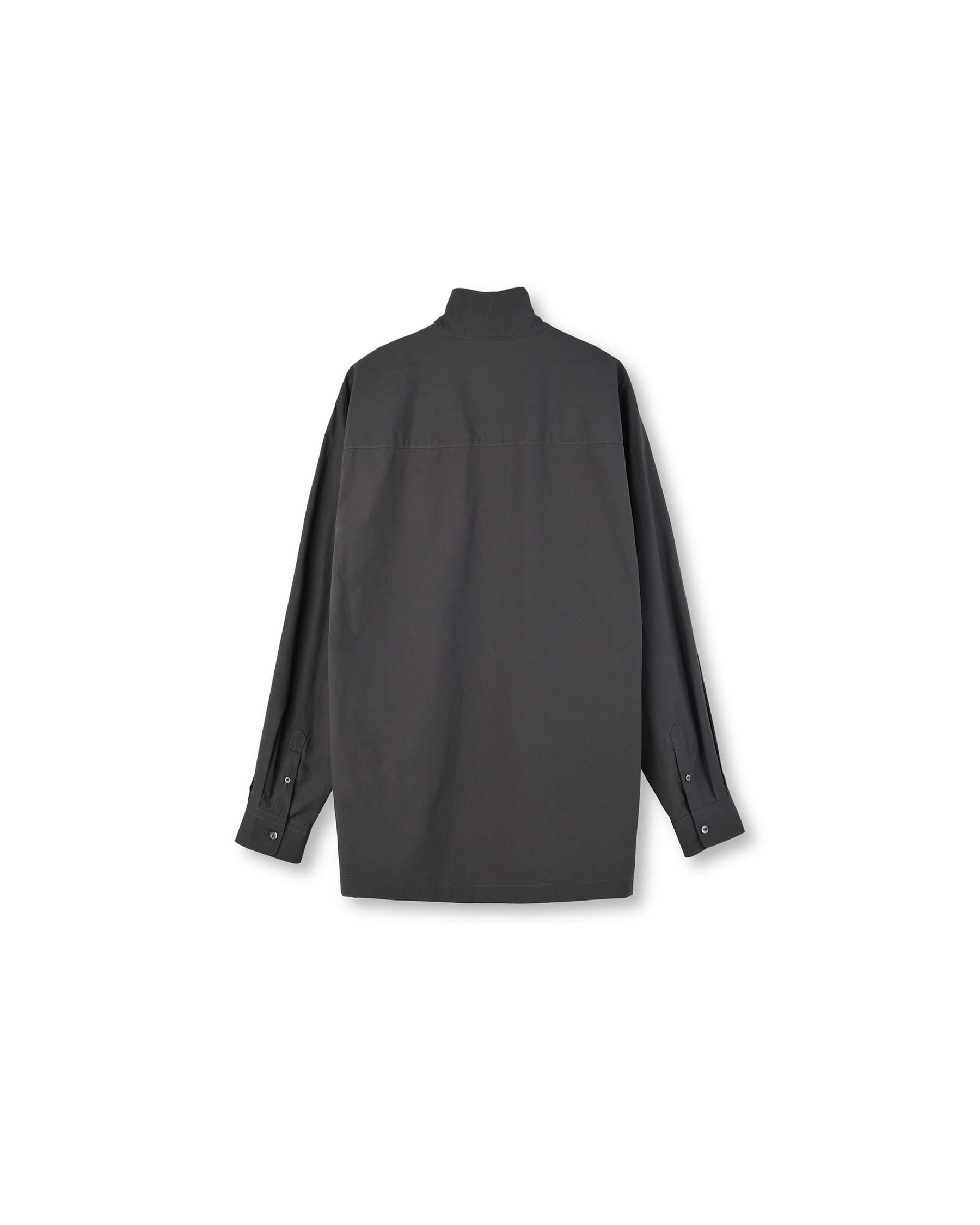 Brownyard - Stand Collar Shirt (Charcoal) product image 6 | TRAB K-Fashion Australia