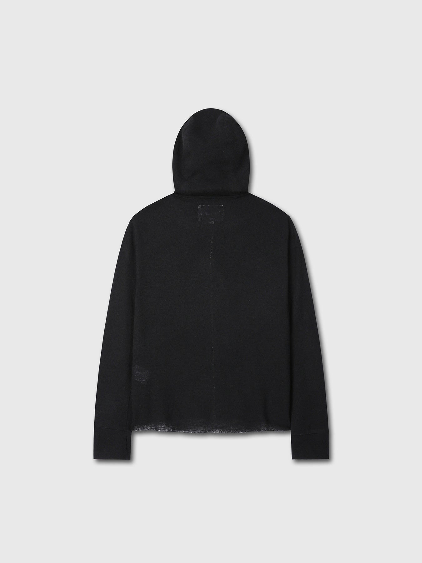Tonywack - Light Wool Hooded Zip Jacket (Black) product image 7 | TRAB K-Fashion Australia