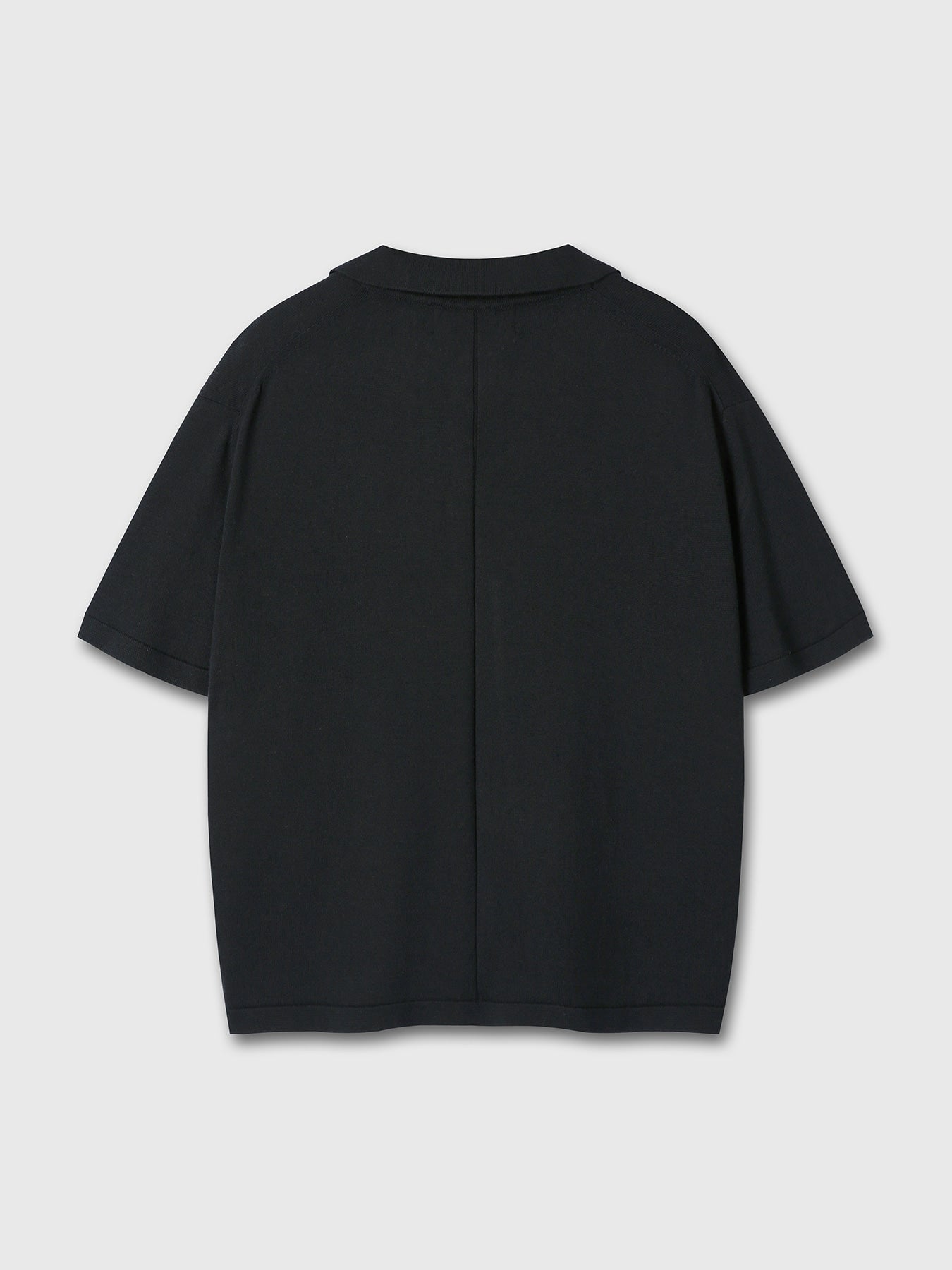 Tonywack - Silk Cashmere Open Collar Knit (Black) product image 10 | TRAB K-Fashion Australia