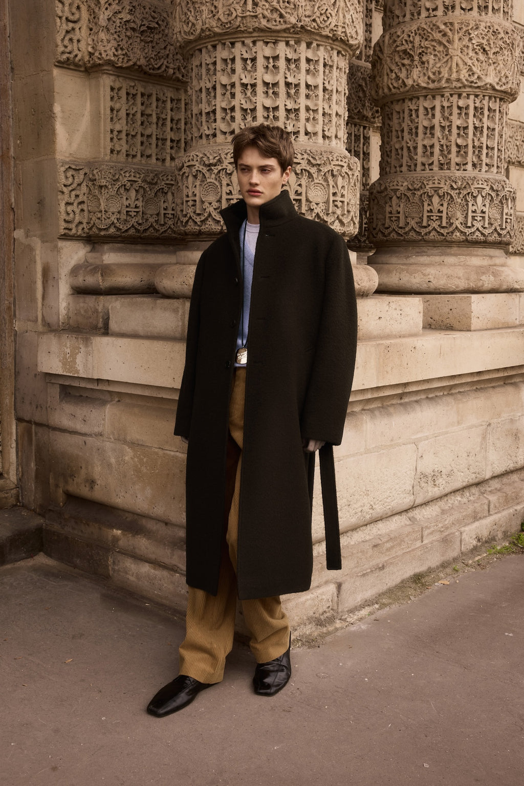 STU - Waist Strap Pants In Peanut (Brown) product image 12 | TRAB K-Fashion Australia