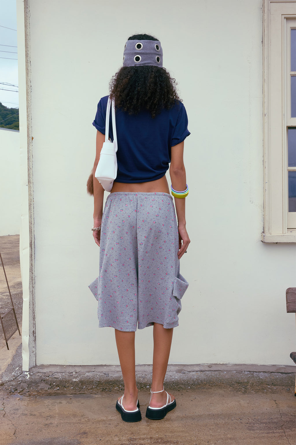 Deinet - Laced Patch T-Shirt (Navy) product image 3 | TRAB K-Fashion Australia