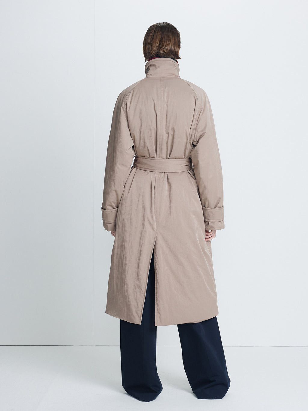 Tonywack - Tailored Trench Puffer Coat (Beige) product image 3 | TRAB K-Fashion Australia
