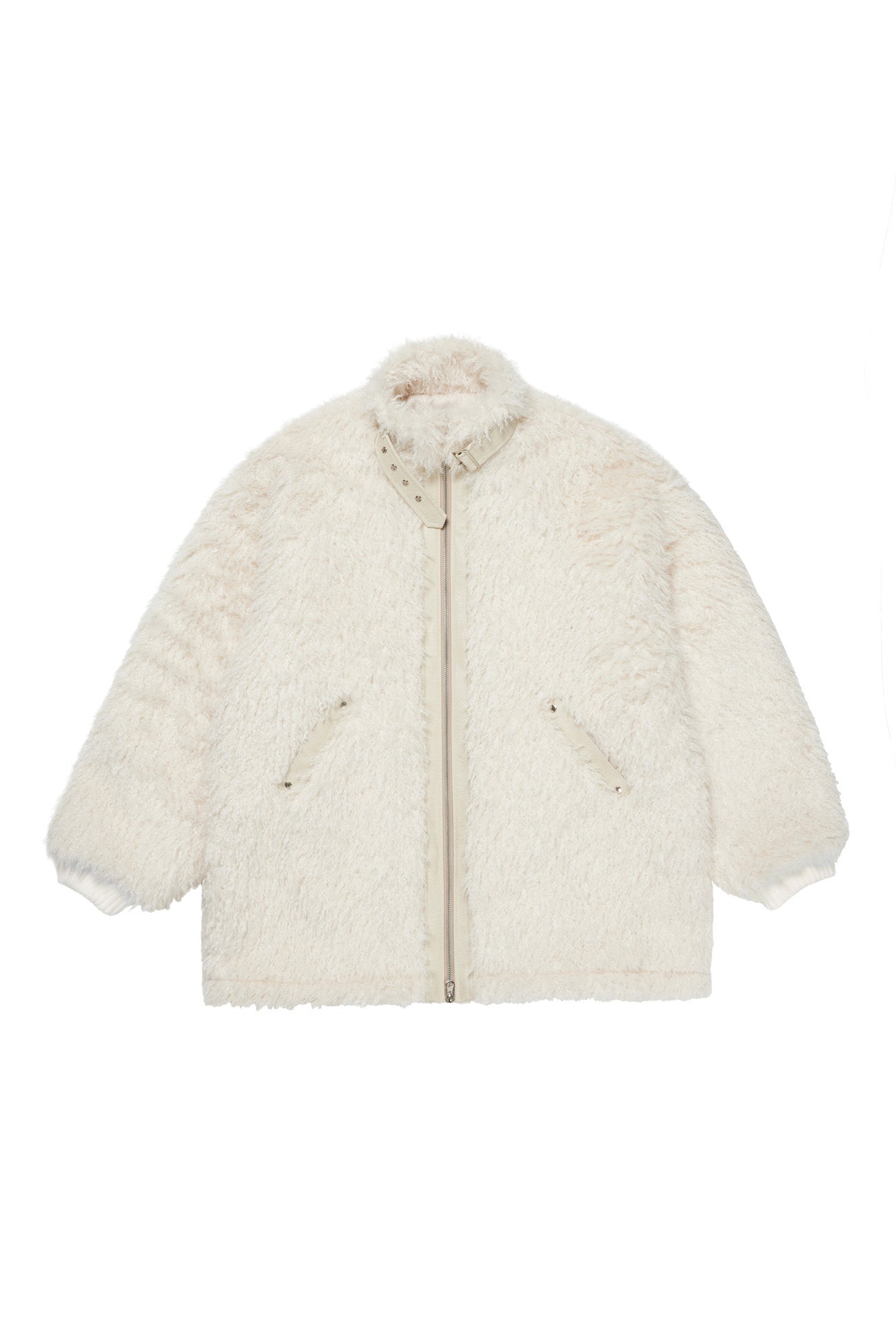 Deinet - Bizzo Point Faux Fur Jumper (Ivory) product image 13 | TRAB K-Fashion Australia