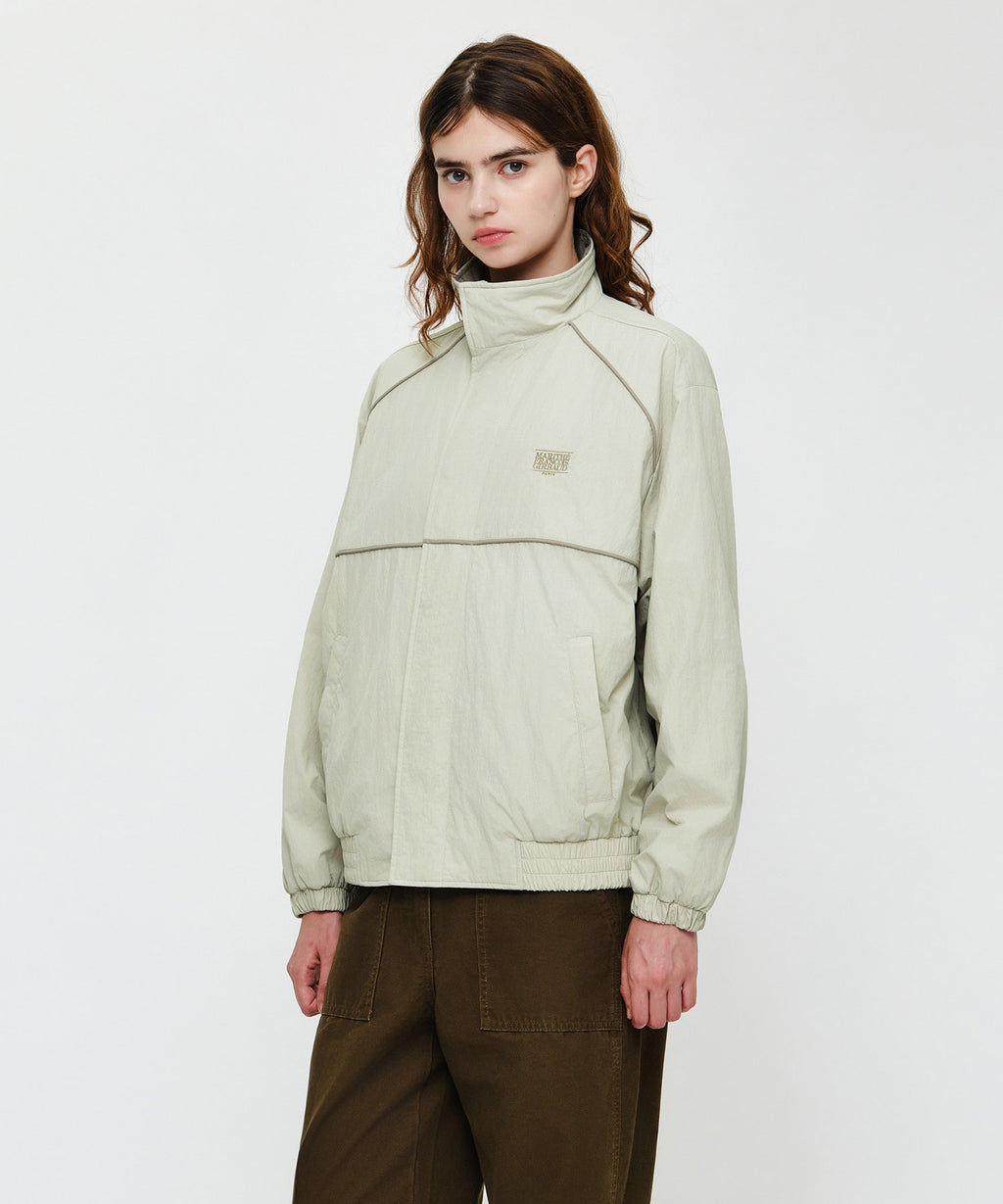 Marithe & Francois Girbaud - High Neck Wind Jacket (Light Beige) product image 2 | TRAB K-Fashion Australia