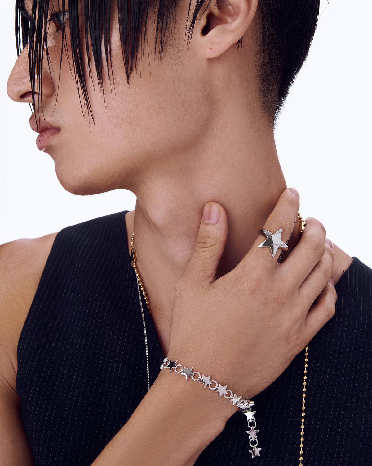 Numbering - Star Chain Bracelet #5934 product image 3 | TRAB K-Fashion Australia