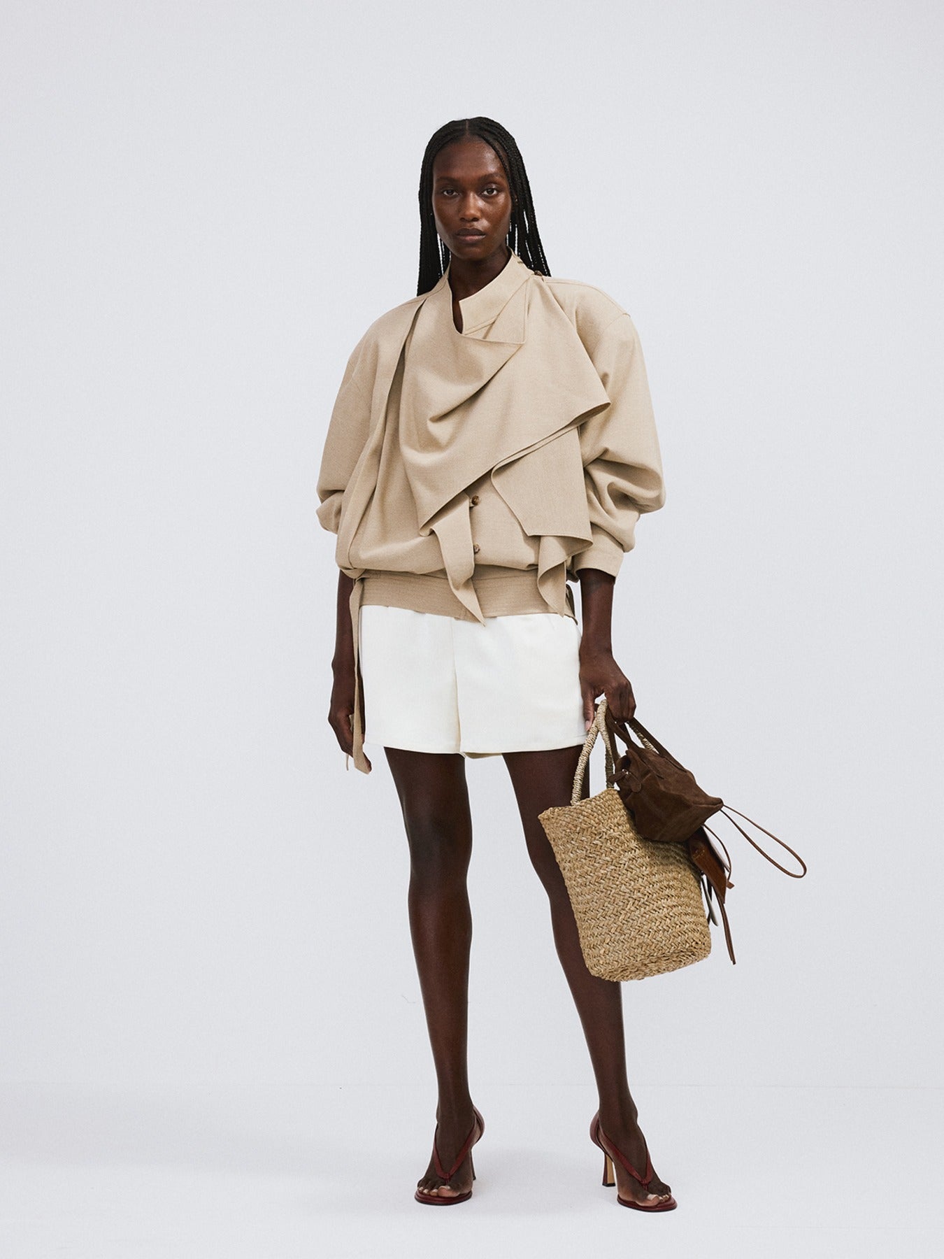 Recto - Satin Back Banding Shorts (Lemon Yellow) product image 1 | TRAB K-Fashion Australia