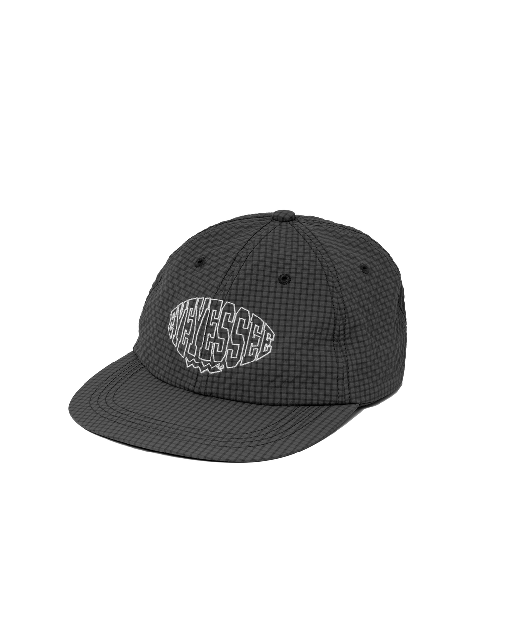 yeseyesee - Check Seersucker Cap (Charcoal) product image 1 | TRAB K-Fashion Australia