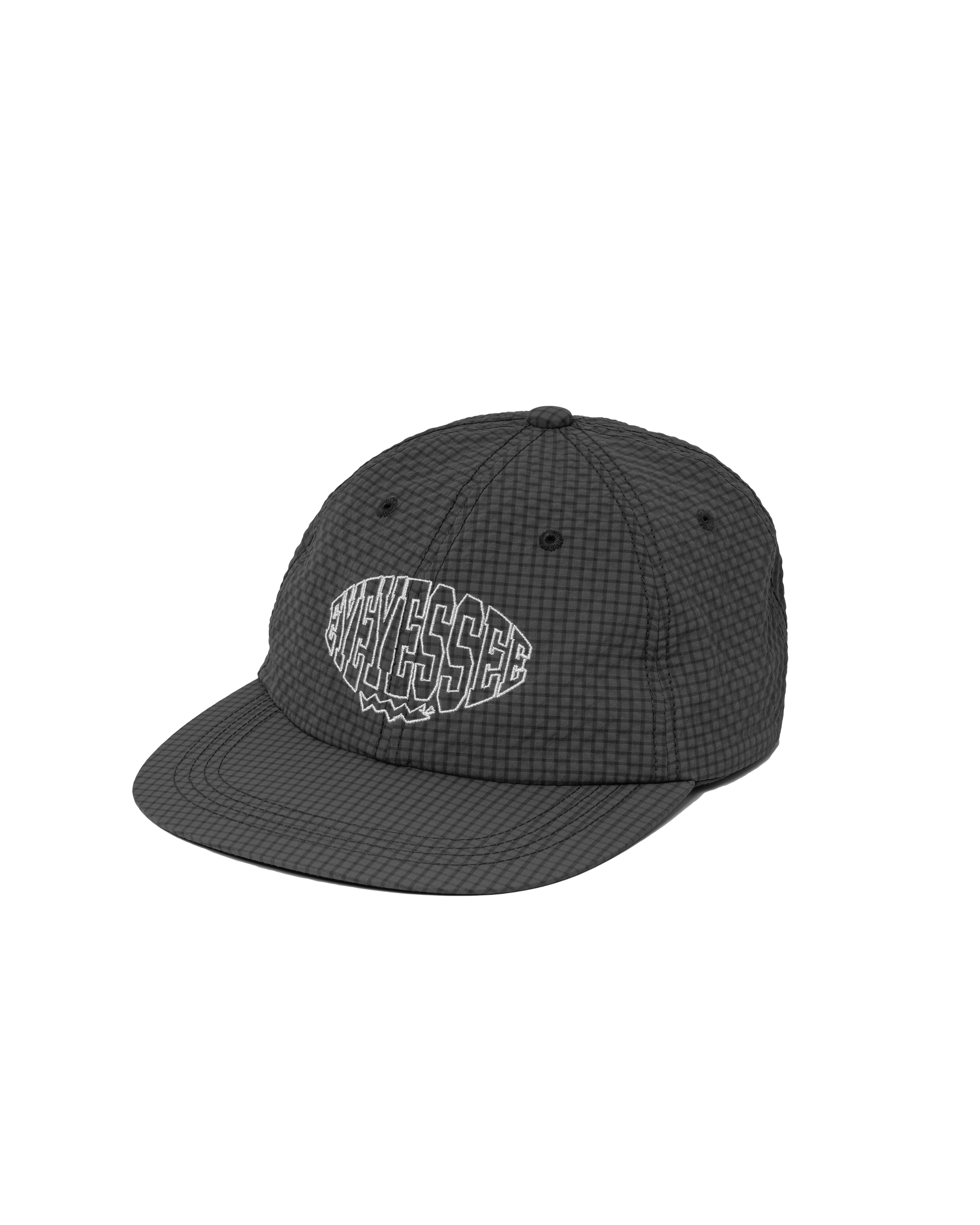 yeseyesee - Check Seersucker Cap (Charcoal) product image 1 | TRAB K-Fashion Australia