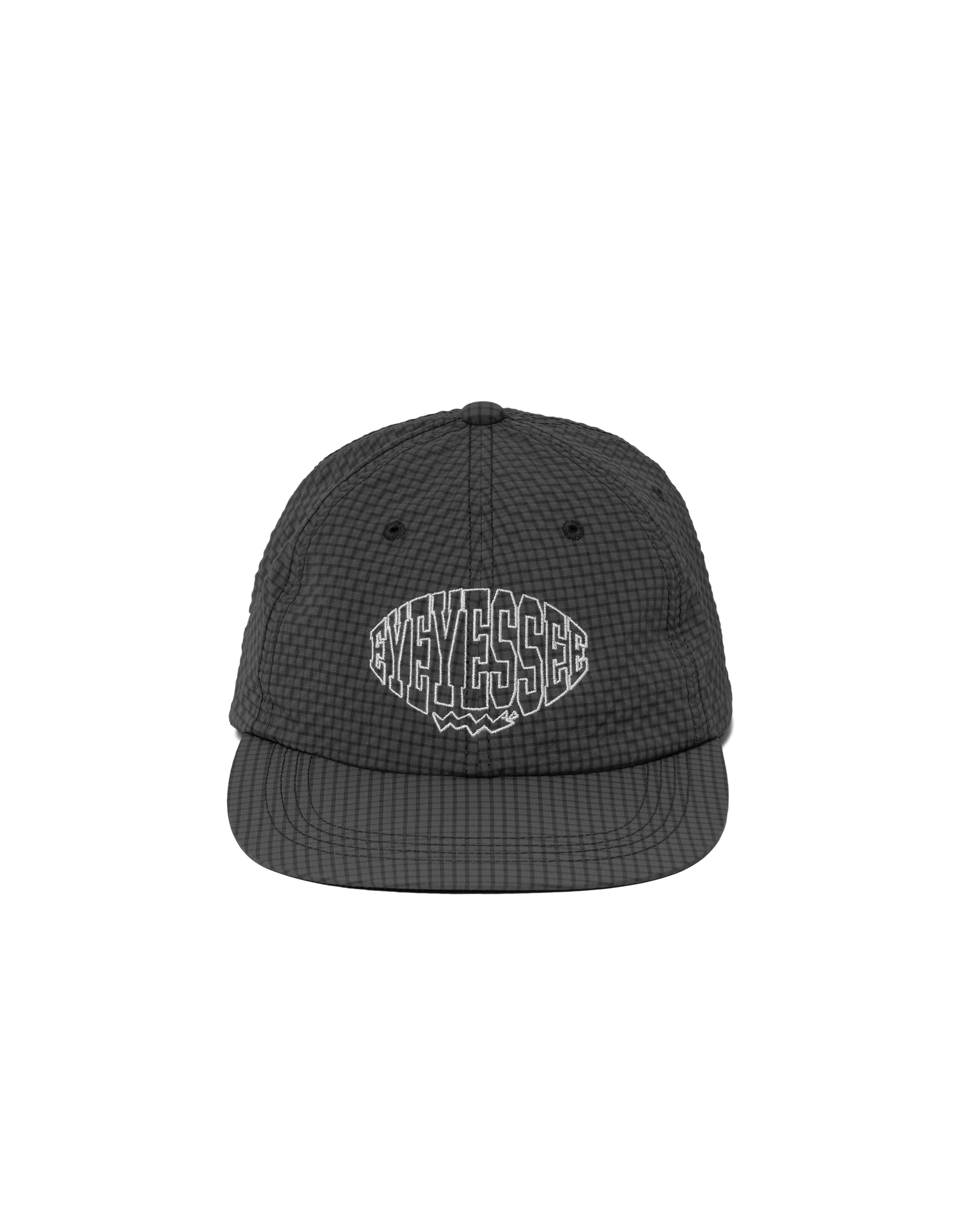 yeseyesee - Check Seersucker Cap (Charcoal) product image 2 | TRAB K-Fashion Australia