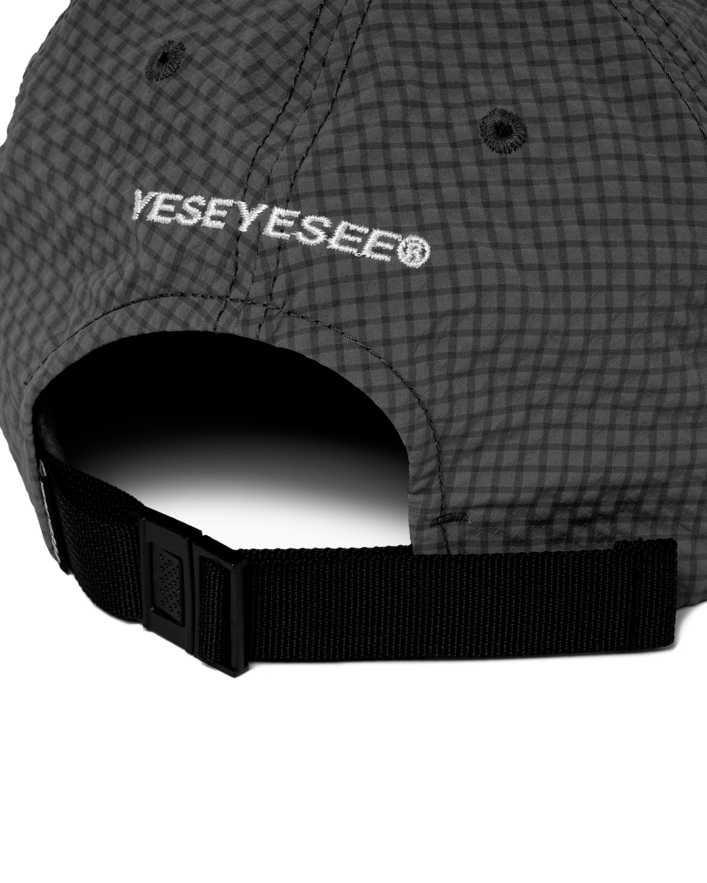 yeseyesee - Check Seersucker Cap (Charcoal) product image 4 | TRAB K-Fashion Australia
