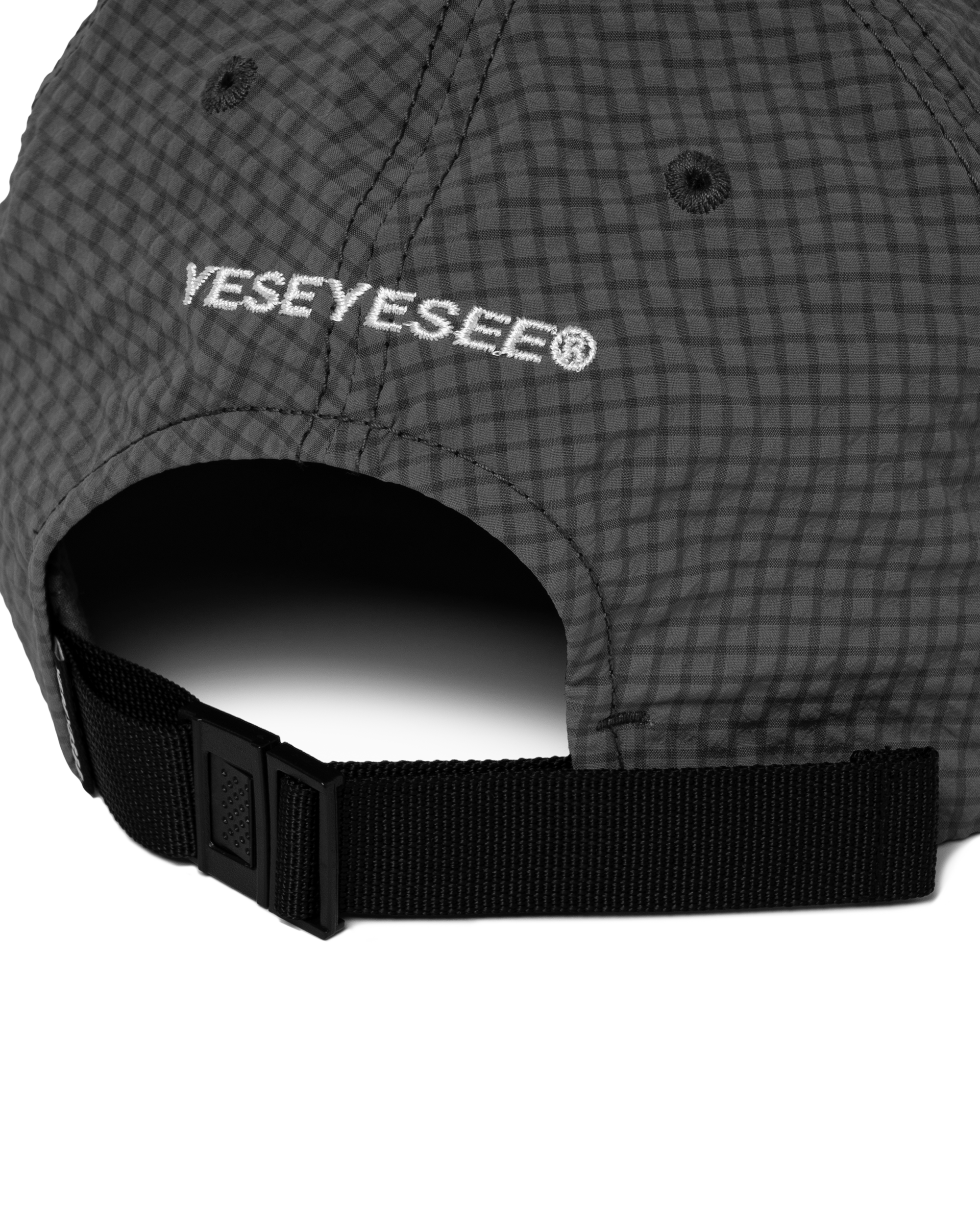 yeseyesee - Check Seersucker Cap (Charcoal) product image 4 | TRAB K-Fashion Australia