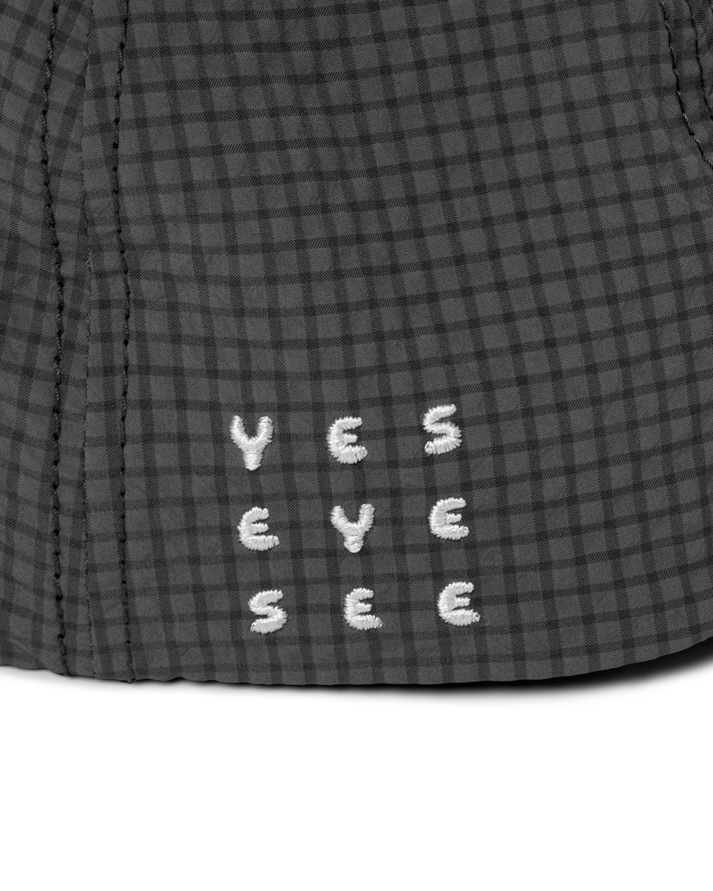 yeseyesee - Check Seersucker Cap (Charcoal) product image 5 | TRAB K-Fashion Australia