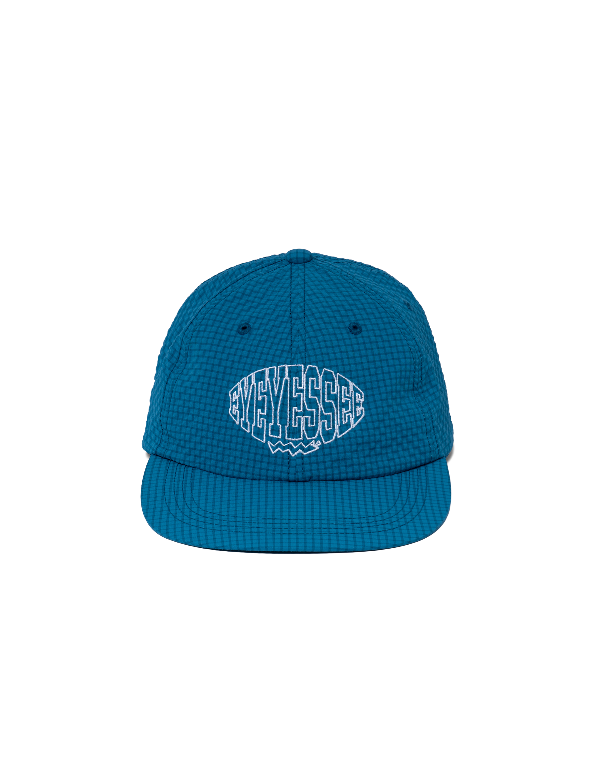 yeseyesee - Check Seersucker Cap (Blue) product image 2 | TRAB K-Fashion Australia