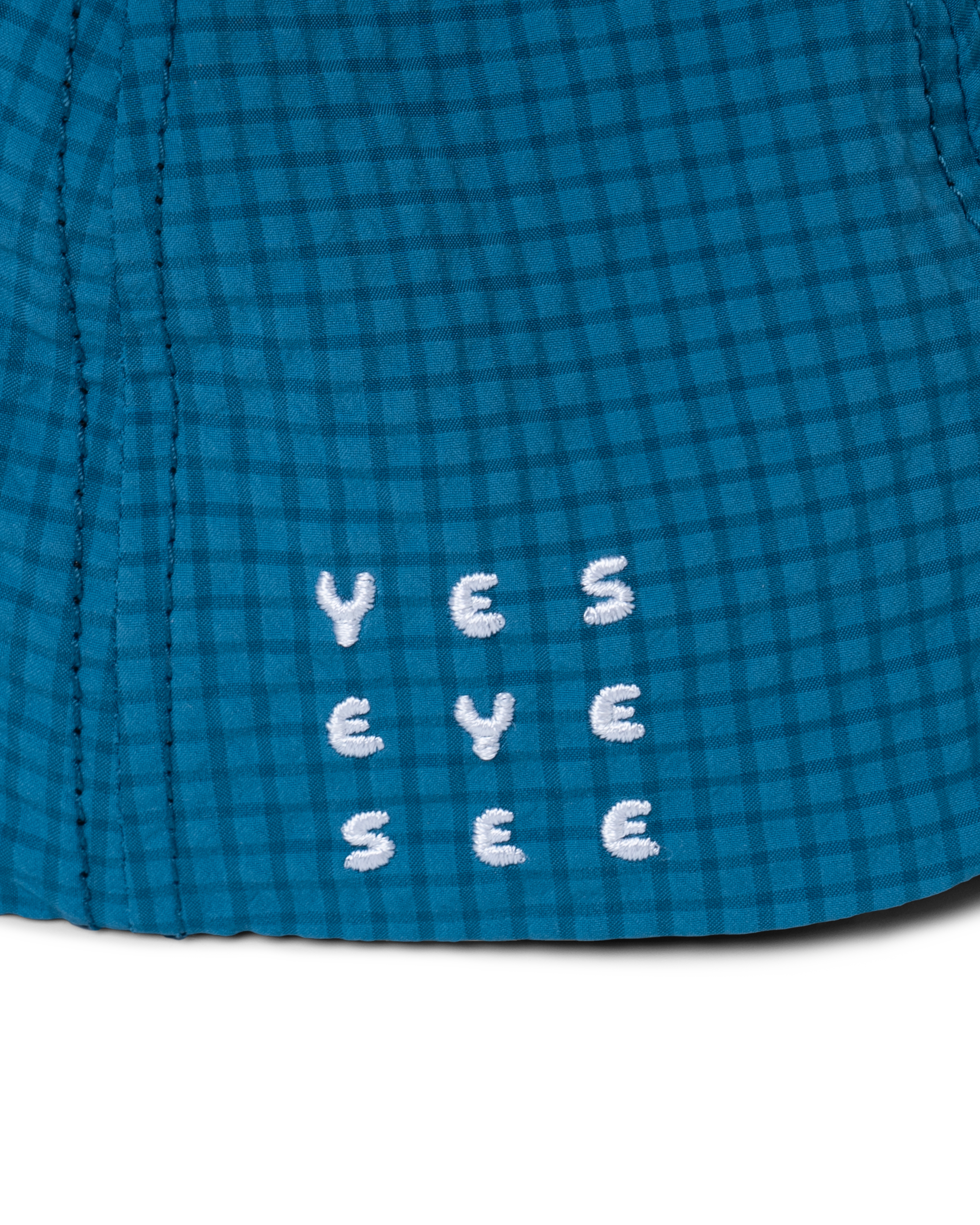 yeseyesee - Check Seersucker Cap (Blue) product image 5 | TRAB K-Fashion Australia