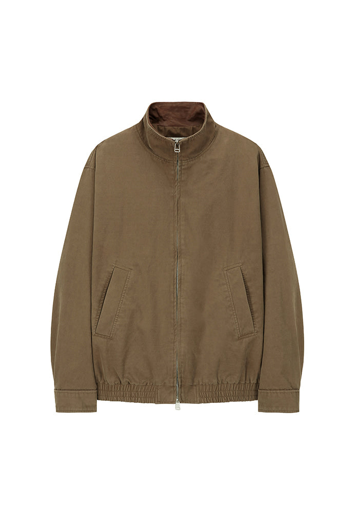 Art if acts - Washed Leather Collar Jacket (Tobacco) product image 8 | TRAB K-Fashion Australia