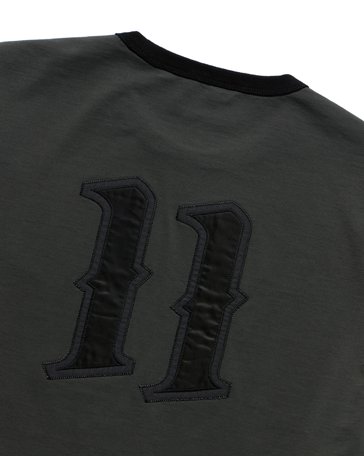 Eastlogue - 11 Ringer L.s T-shirts (Charcoal & Black) product image 8 | TRAB K-Fashion Australia