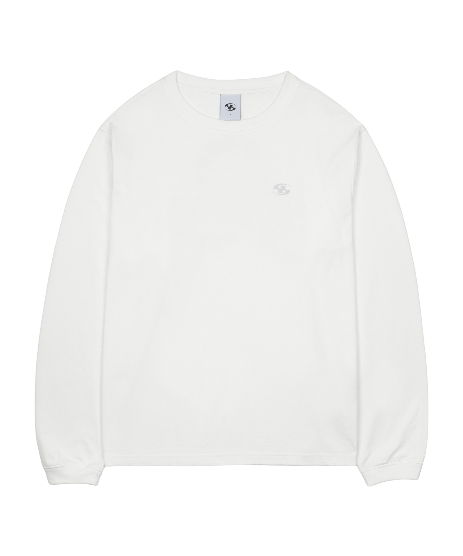 San San Gear - Logo Long Sleeves (White) product image 4 | TRAB K-Fashion Australia