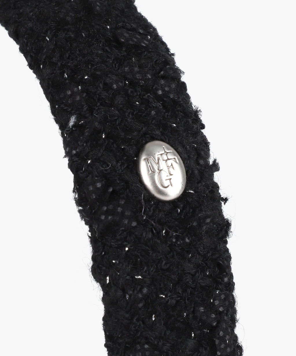 Marithe & Francois Girbaud - Tweed Hairband (Black) product image 3 | TRAB K-Fashion Australia