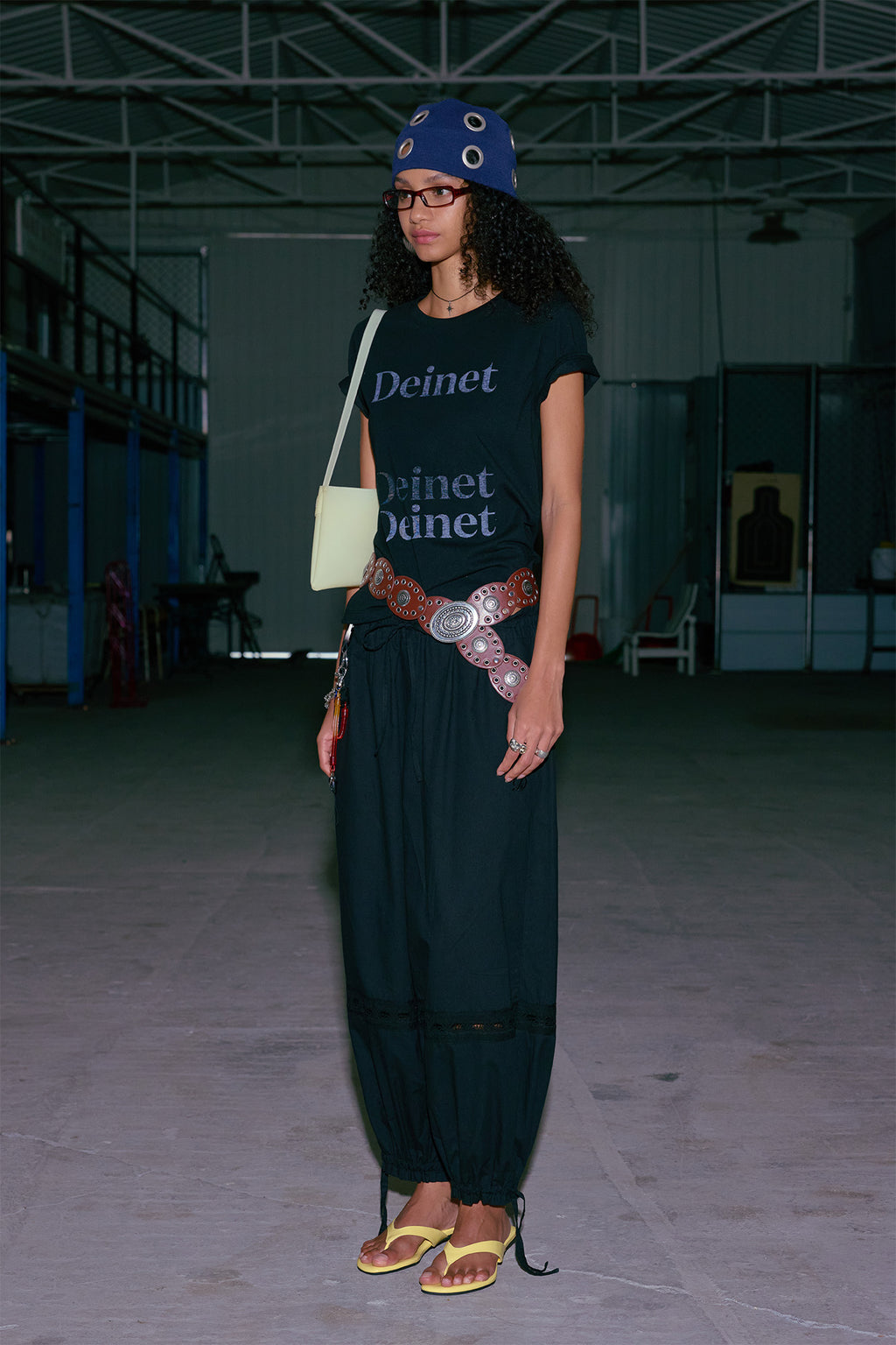 Deinet - Lace Detailed Balloon Pants (Black) product image 2 | TRAB K-Fashion Australia
