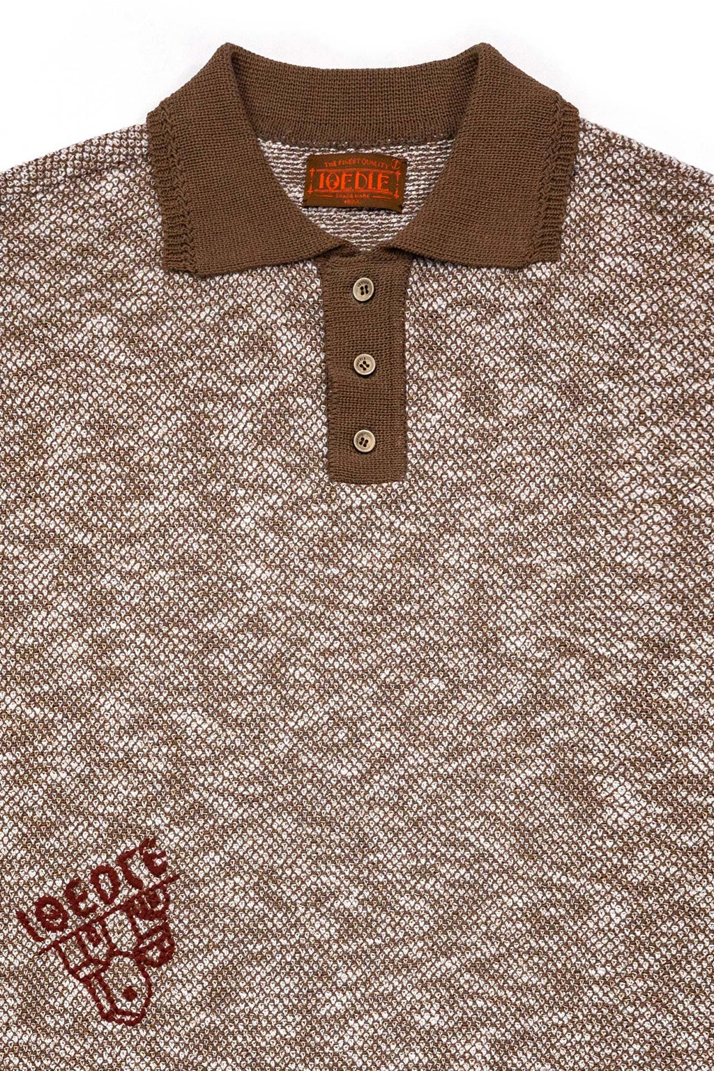 Ioedle - Lake Reflection Collar Short Sleeve Knit (Brown) product image 3 | TRAB K-Fashion Australia