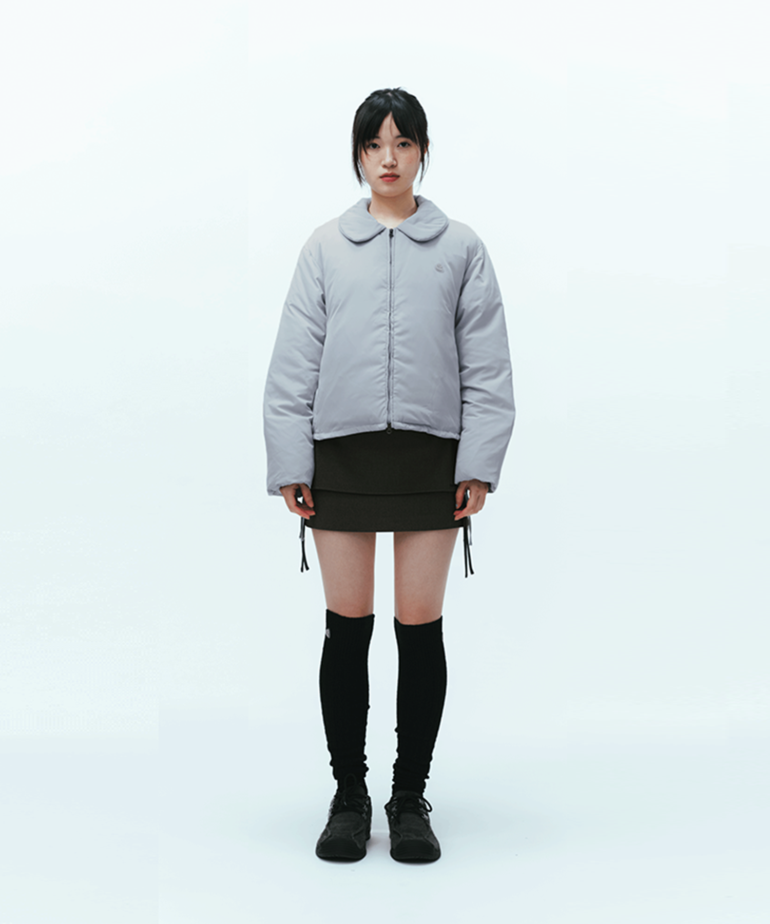 Coyseio - Solid Padded Jacket (Sky Blue) product image 1 | TRAB K-Fashion Australia