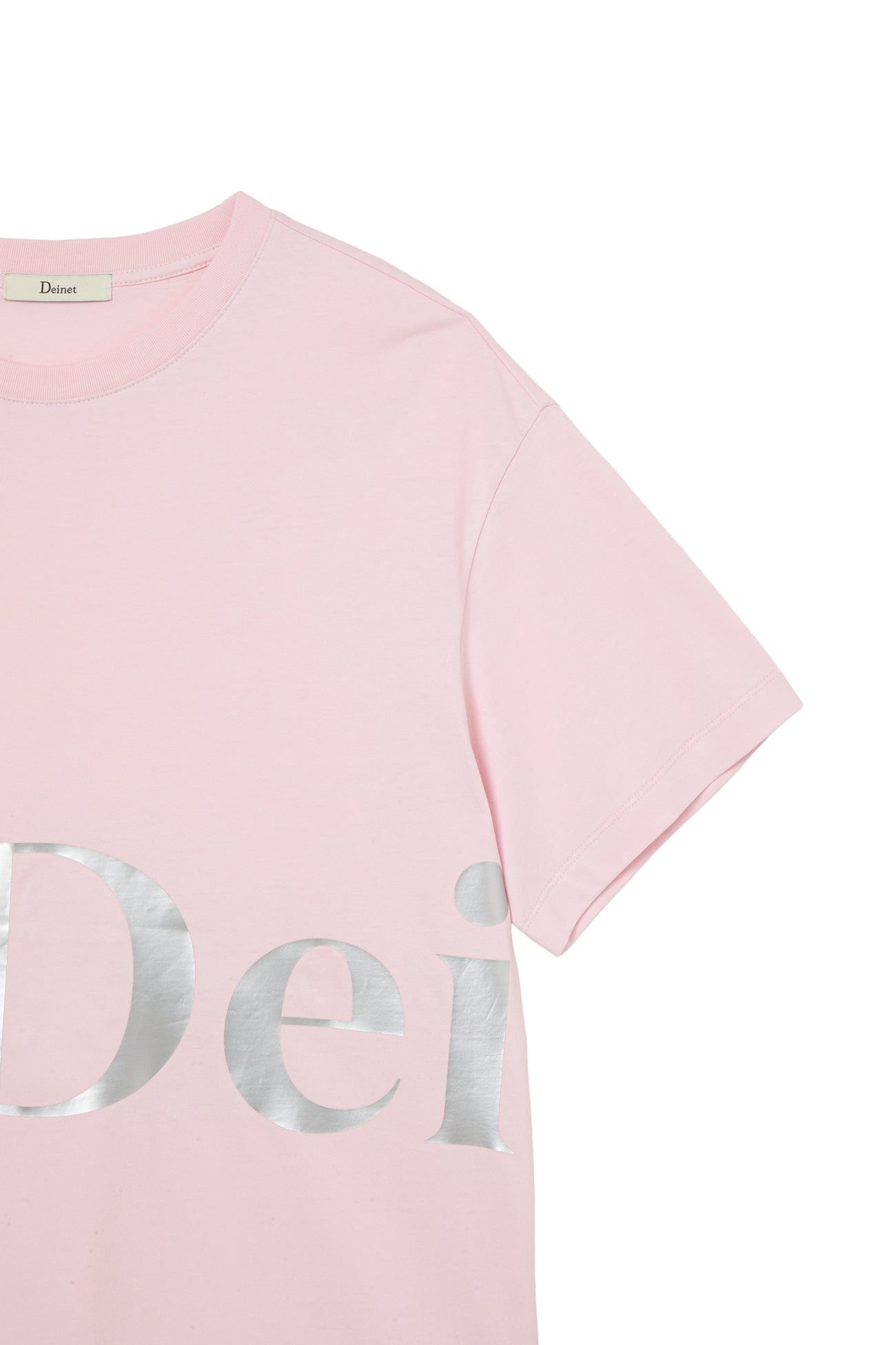 Deinet - Silver Logo T-Shirt (Light Pink) product image 15 | TRAB K-Fashion Australia