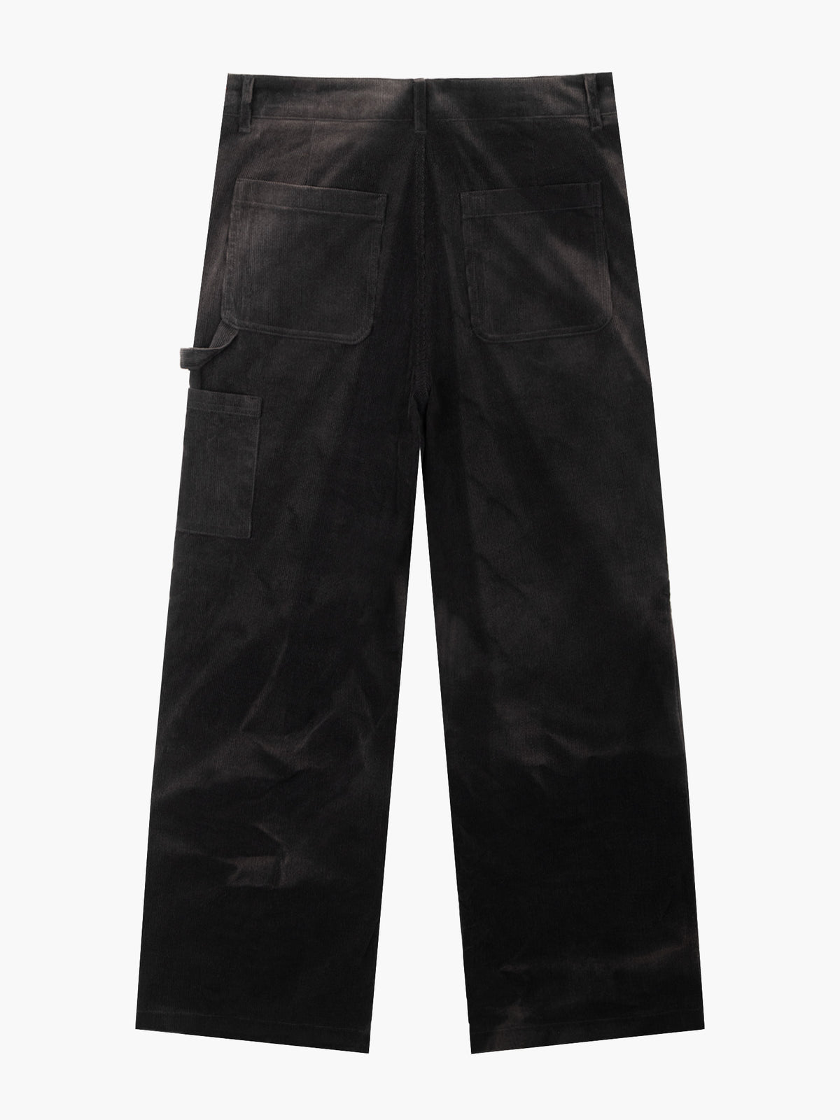 Jiyong Kim - Sun-Bleached Double-Knee Trousers (Black) product image 8 | TRAB K-Fashion Australia