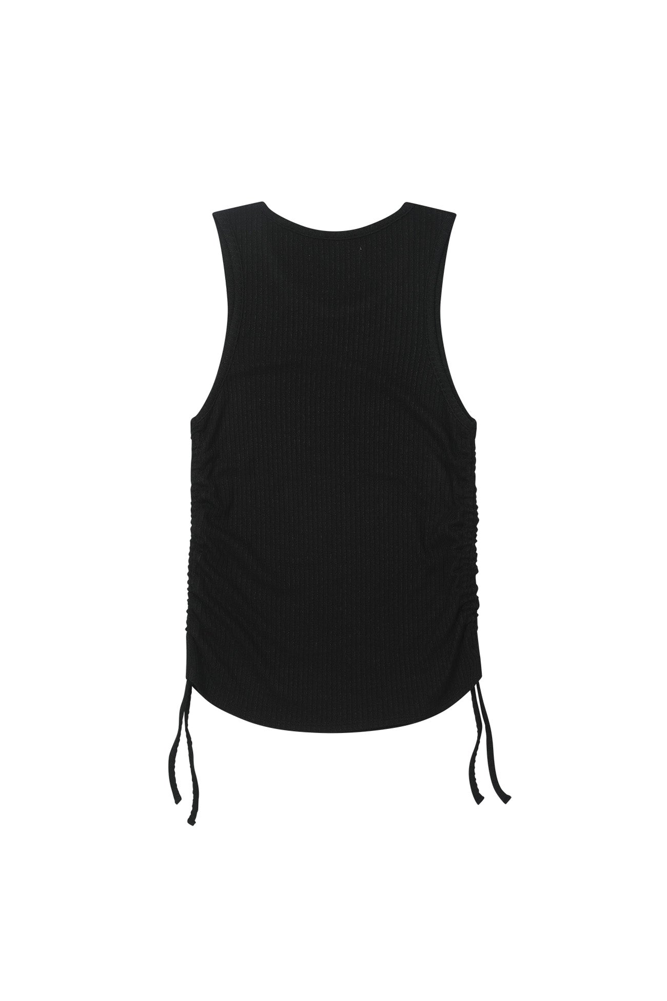 Deinet - Logo Shirring Sleeveless (Black) product image 9 | TRAB K-Fashion Australia