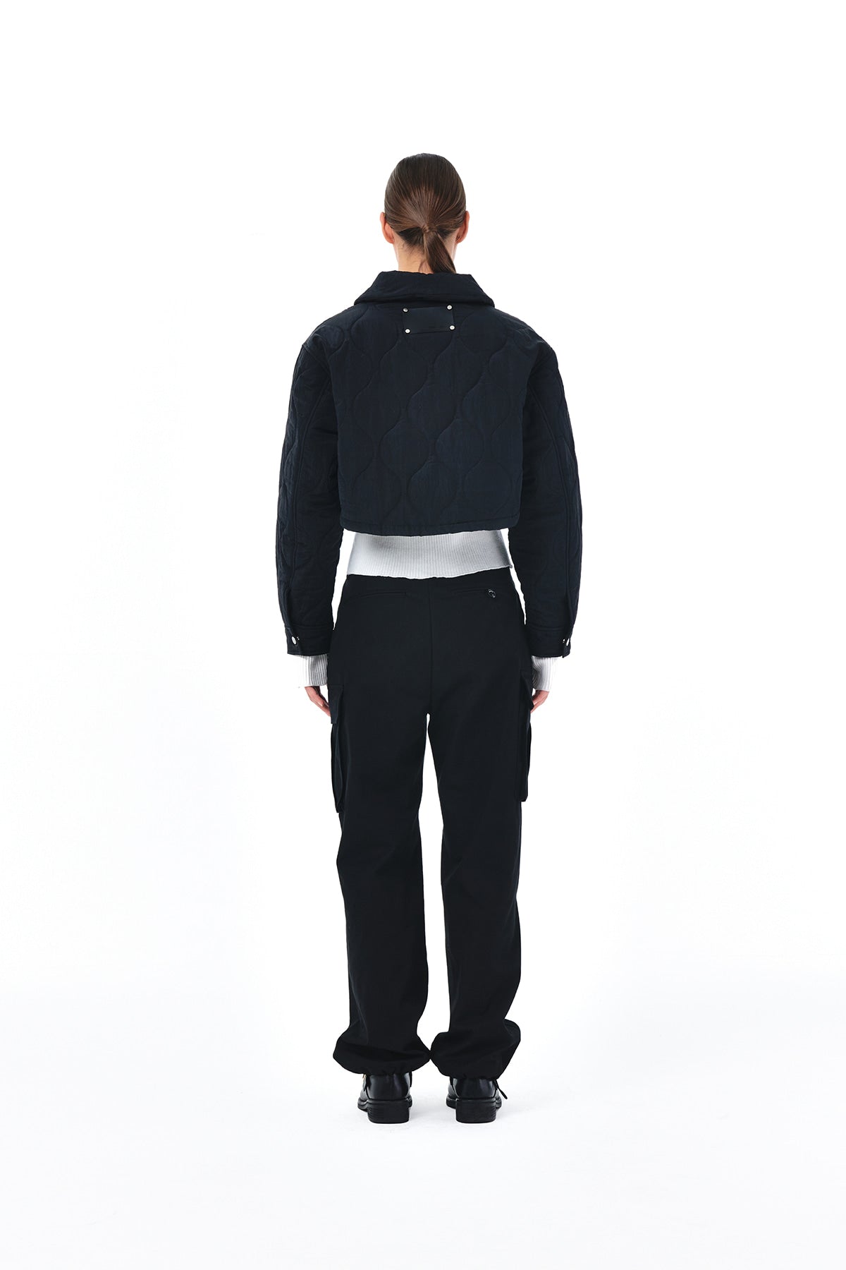 Matin Kim - Autumn Cargo Pants (Black) product image 7 | TRAB K-Fashion Australia