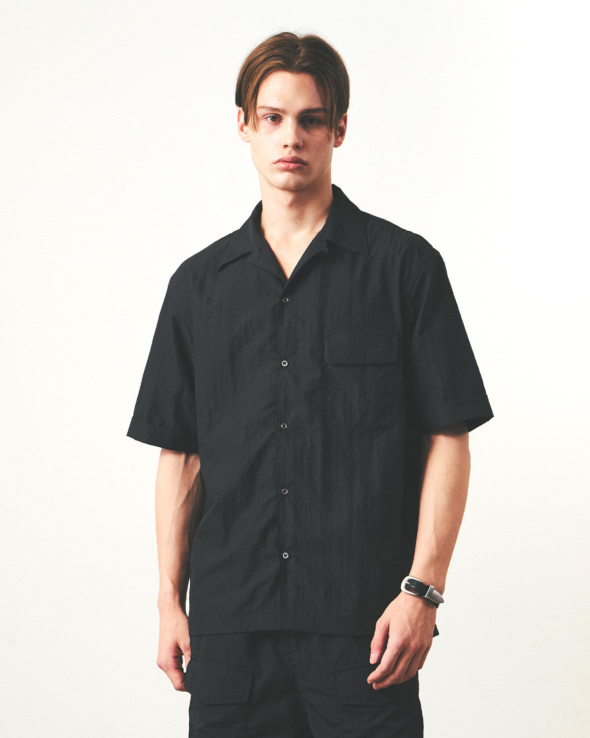 Eastlogue - Holiday Half Shirts (Charcoal Twill) product image 3 | TRAB K-Fashion Australia