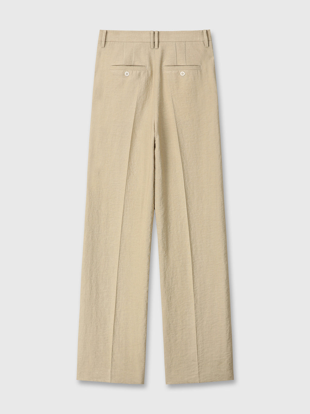 Tonywack - Linen Twill Straight Trousers (Sand) product image 7 | TRAB K-Fashion Australia