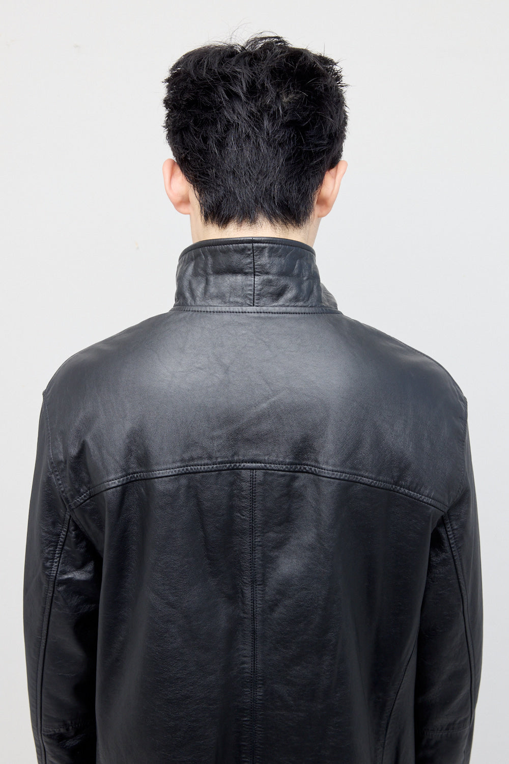 Hatchingroom - Car Coat Cow Leather (Black) product image 11 | TRAB K-Fashion Australia