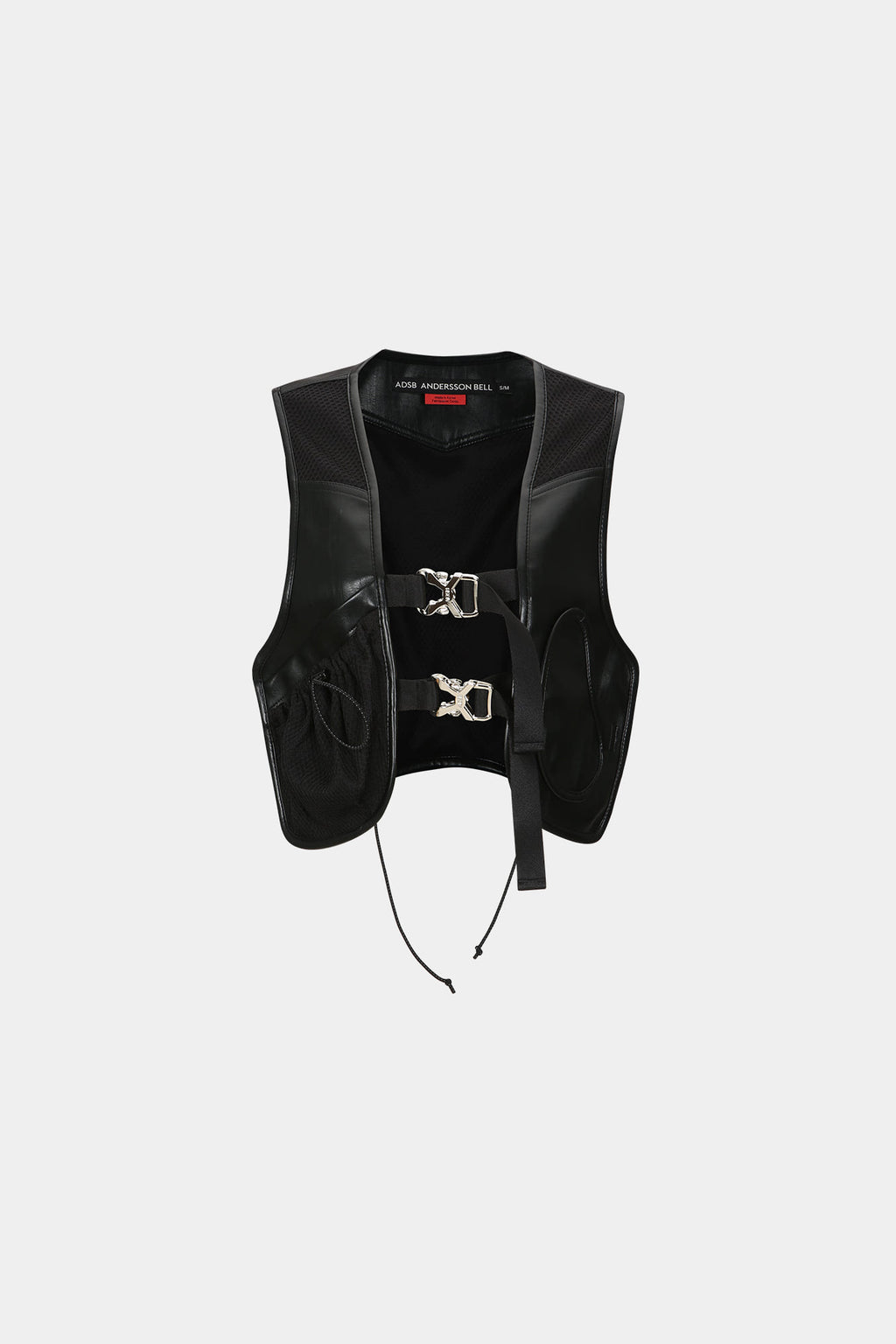 Andersson Bell - Sina Faux-Leather Vest (Black) product image 10 | TRAB K-Fashion Australia