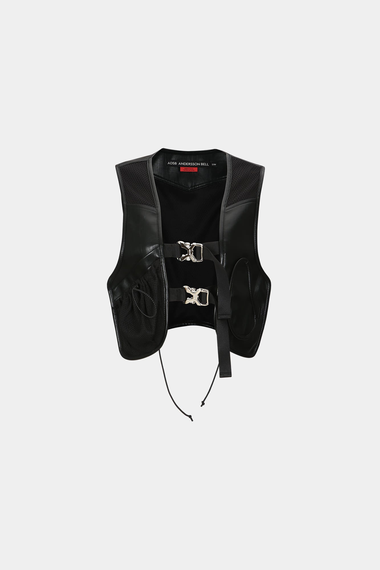 Andersson Bell - Sina Faux-Leather Vest (Black) product image 10 | TRAB K-Fashion Australia