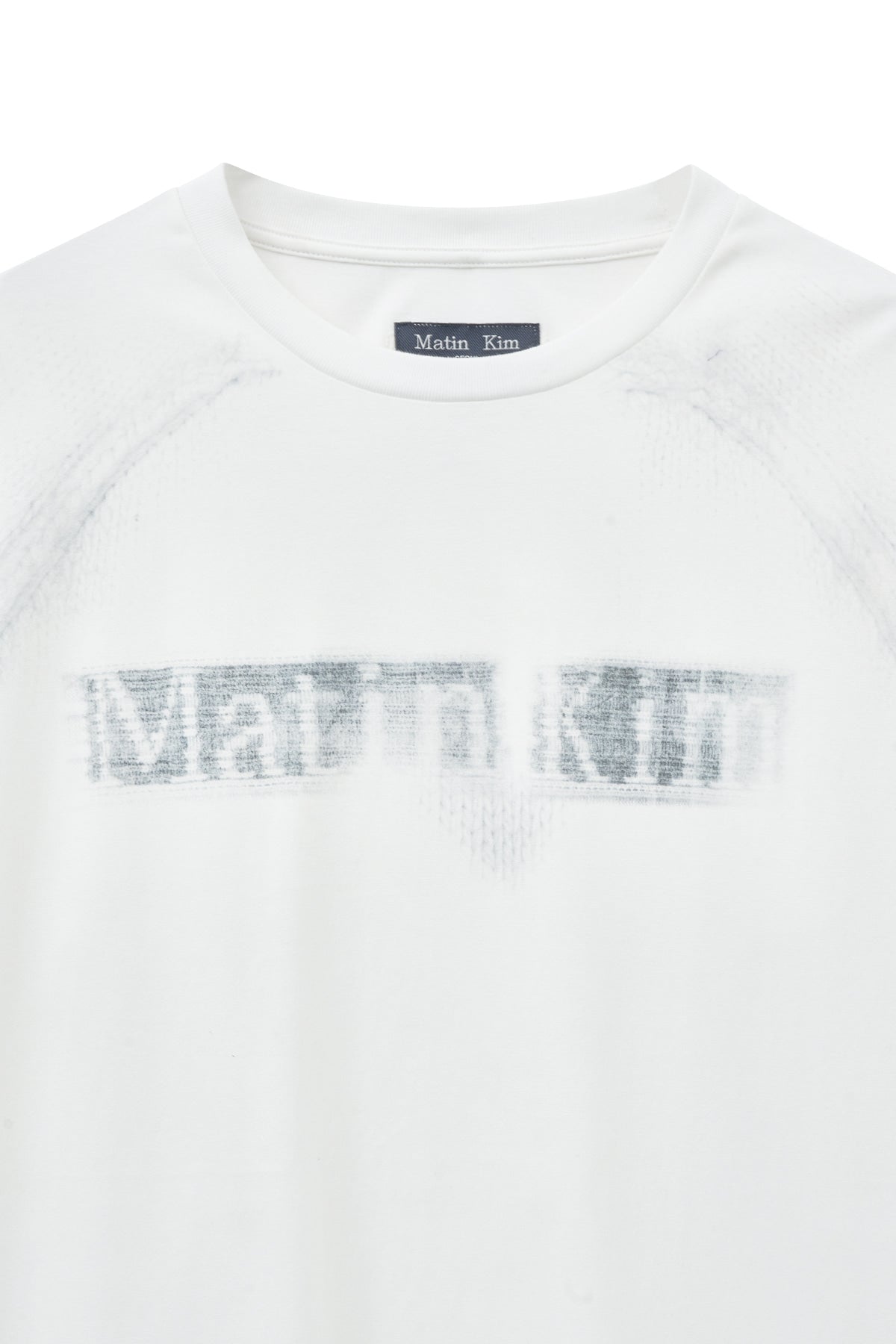 Matin Kim - Jacquard Graphic Long Sleeve Top (White) product image 3 | TRAB K-Fashion Australia