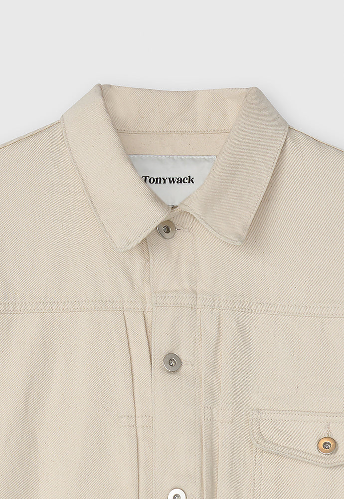Tonywack - Denim Trucker Jacket 01 (Ecru) product image 9 | TRAB K-Fashion Australia