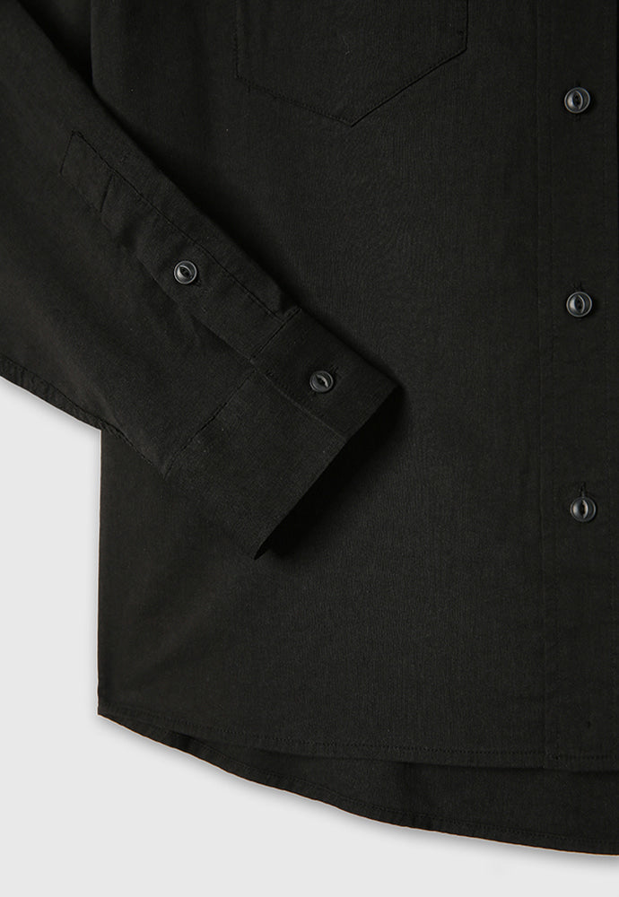 Tonywack - Soft Brushed C/R Western Shirt (Midnight Black) product image 12 | TRAB K-Fashion Australia