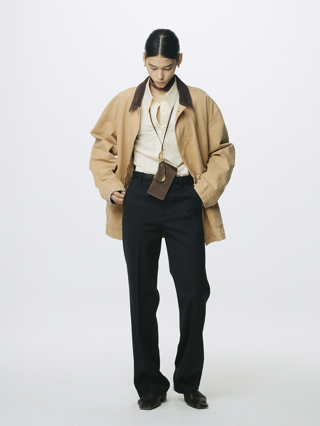 Tonywack - Garment Washed Barn Jacket (Faded Beige) product image 6 | TRAB K-Fashion Australia