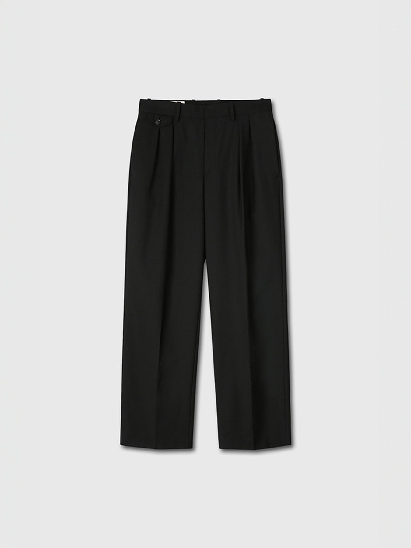 Tonywack - Double-Pleats Relaxed Trousers (Black) product image 6 | TRAB K-Fashion Australia