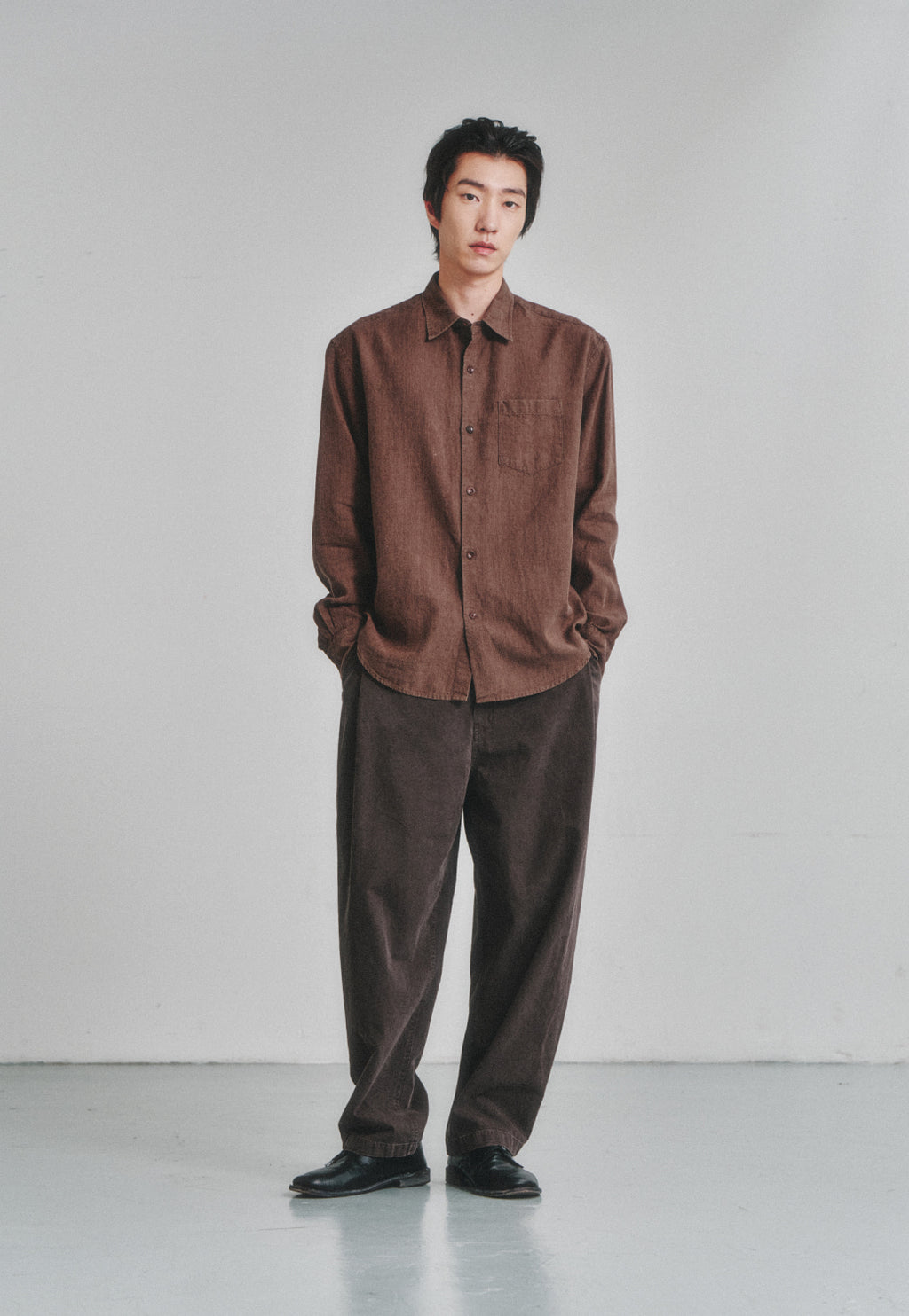 Art if acts - Washed Linen Shirt (Wood) product image 3 | TRAB K-Fashion Australia