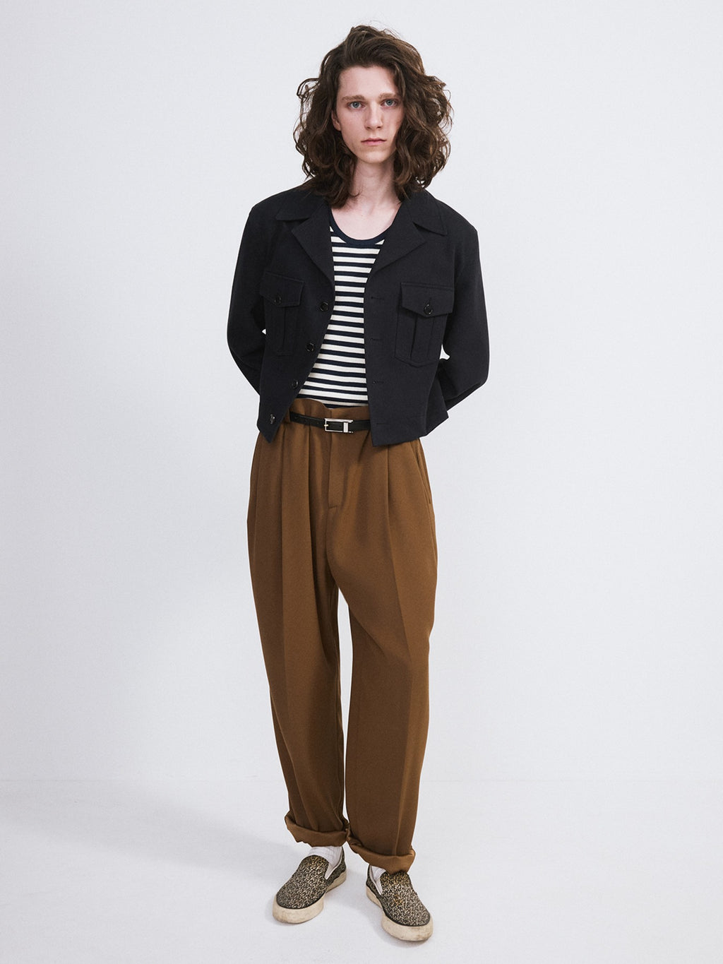 Recto - Signature Military Cotton Jacket (Vintage Navy) product image 1 | TRAB K-Fashion Australia