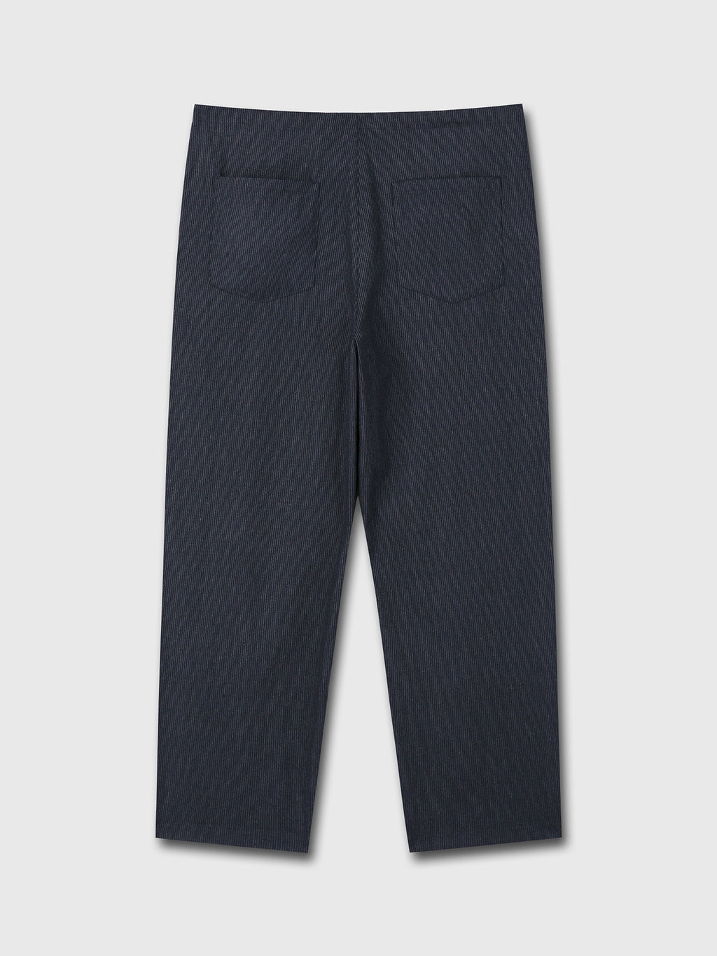 Tonywack - Light Wool Cotton Drawstring Trousers (Navy Stripe) product image 6 | TRAB K-Fashion Australia
