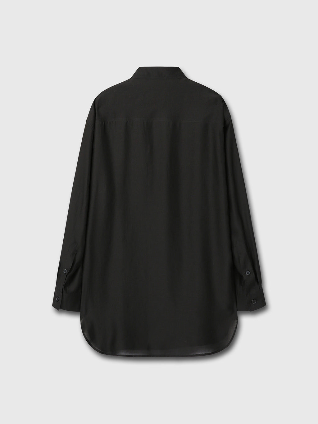 Tonywack - Tencel Oversized Shirt (Black) product image 8 | TRAB K-Fashion Australia