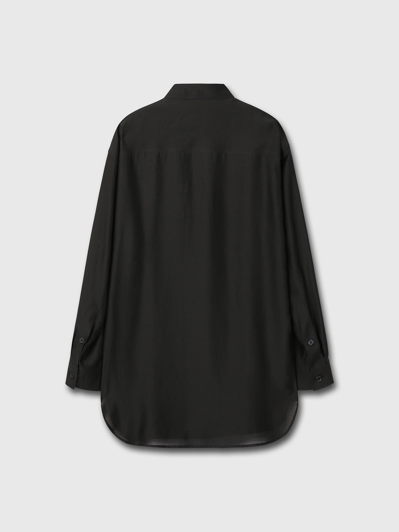 Tonywack - Tencel Oversized Shirt (Black) product image 8 | TRAB K-Fashion Australia