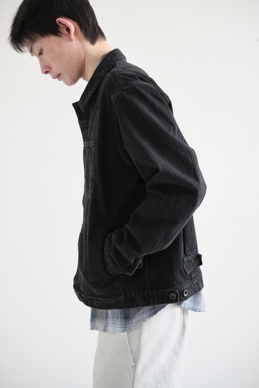 Hatchingroom - Trucker Jacket (Jet Black) product image 7 | TRAB K-Fashion Australia