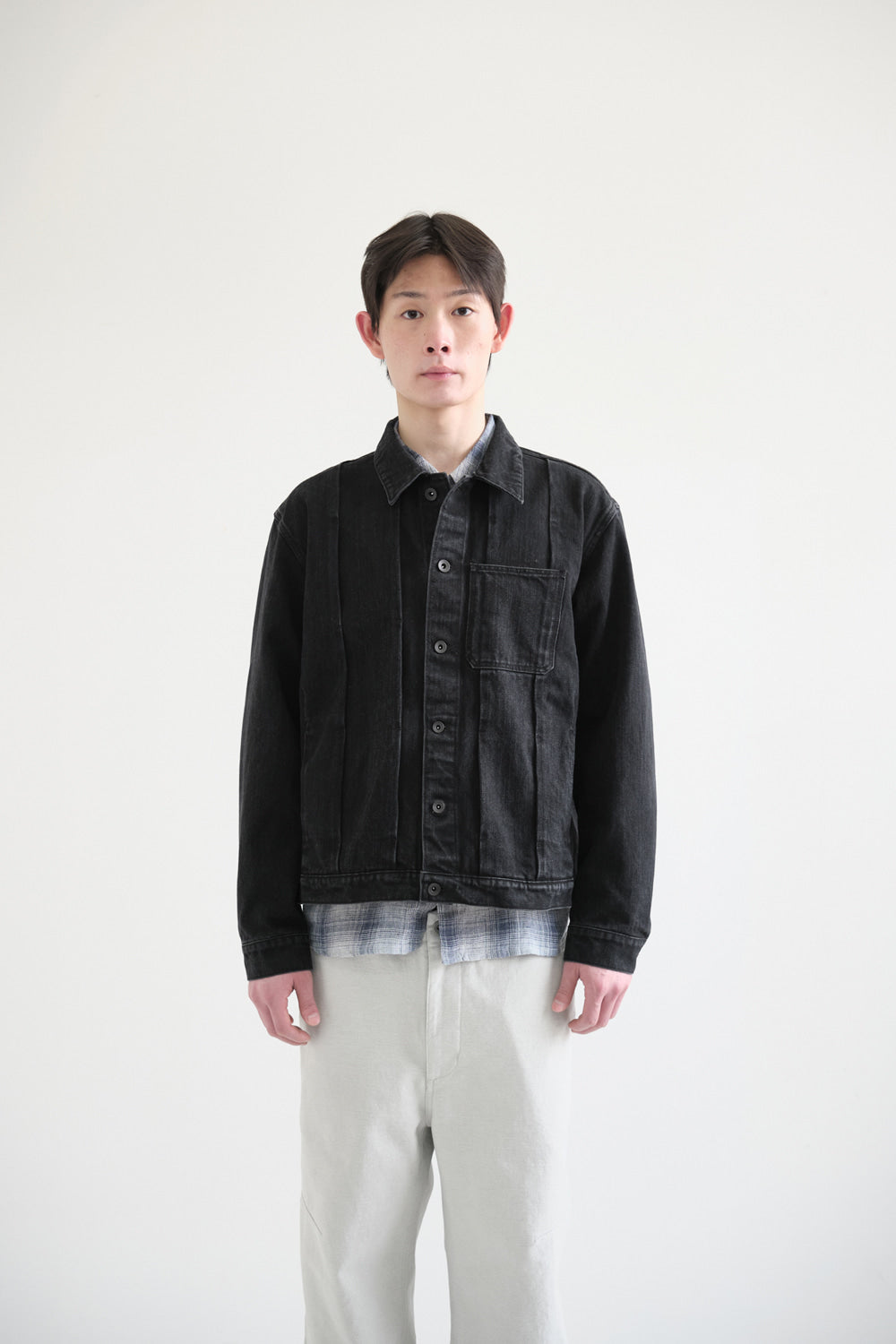 Hatchingroom - Trucker Jacket (Jet Black) product image 5 | TRAB K-Fashion Australia