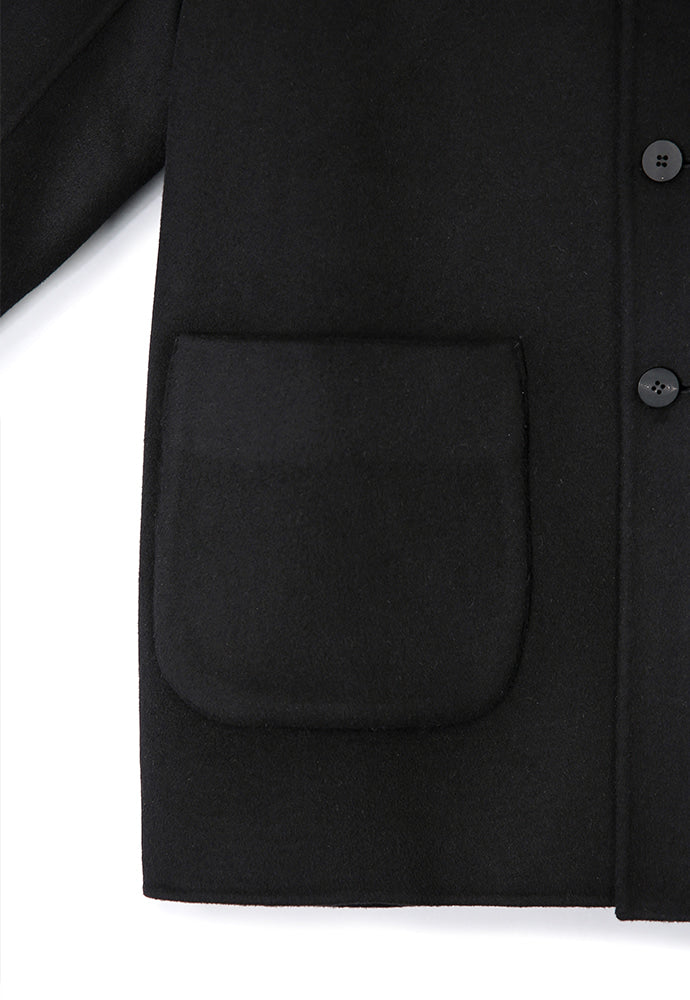 Art if acts - Handmade High Collar Coat (Black) product image 7 | TRAB K-Fashion Australia